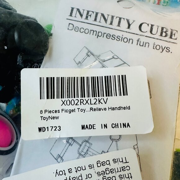 8-Piece Fidget Toy Set For Stress Relief & Focus & decompression - Picture 6 of 9